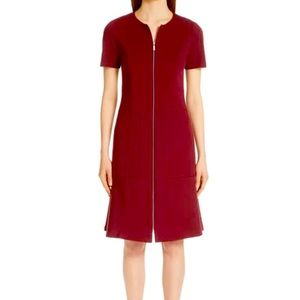 Lafayette 148 Sonya zip front dress 8